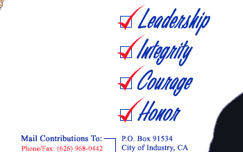 leadership intergity courage honor vote